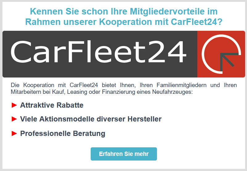 Carfleet24 Mitgliedervorteile